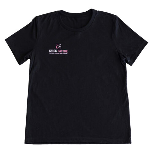 Logo Front and Back Tee Black